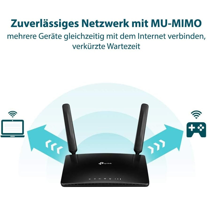 TP-Link Archer MR600 AC1200 LTE Router Dualband 4G + Cat6-Gigabit-WLAN 300 Mbit/s