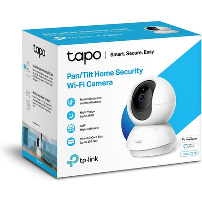 TP-Link Tapo C210 WLAN IP Kamera Überwachungskamera (3MP-Auflösung, 2-Wege-Audio, Nachtsicht zu 9m)