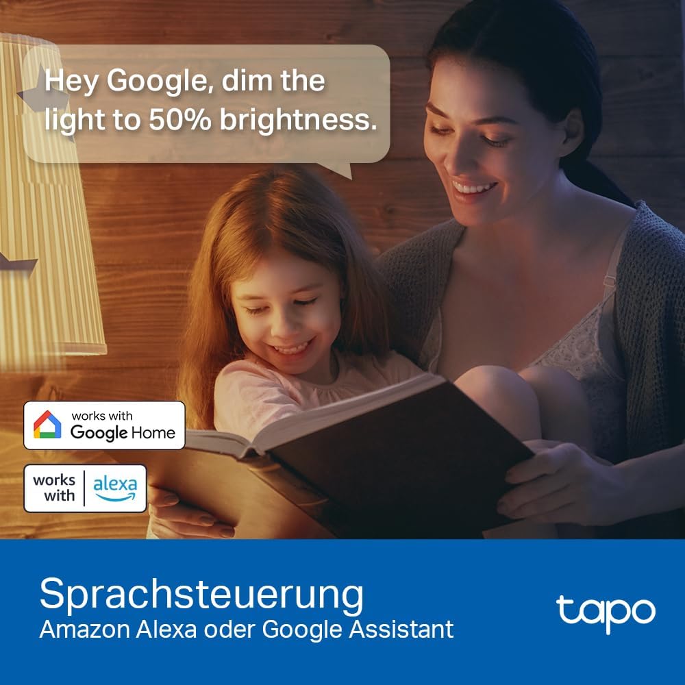 TP-Link Tapo L530E alexa lampe E27 Energie sparen Mehrfarbrige dimmbare smarte WLAN Glühbirne