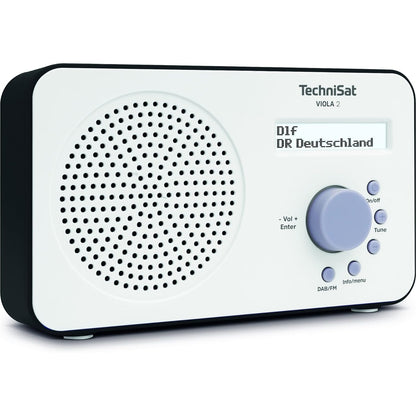 TechniSat VIOLA 2 tragbares DAB Radio (DAB+, UKW, Lautsprecher, Kopfhöreranschluss, zweizeiligem Display