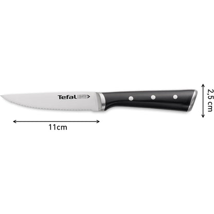 Tefal K232S4 Ice Force 4-teiliges Steakmesser-Set | 11 cm | Spezialmesser | langfristige Leistung | Edelstahl