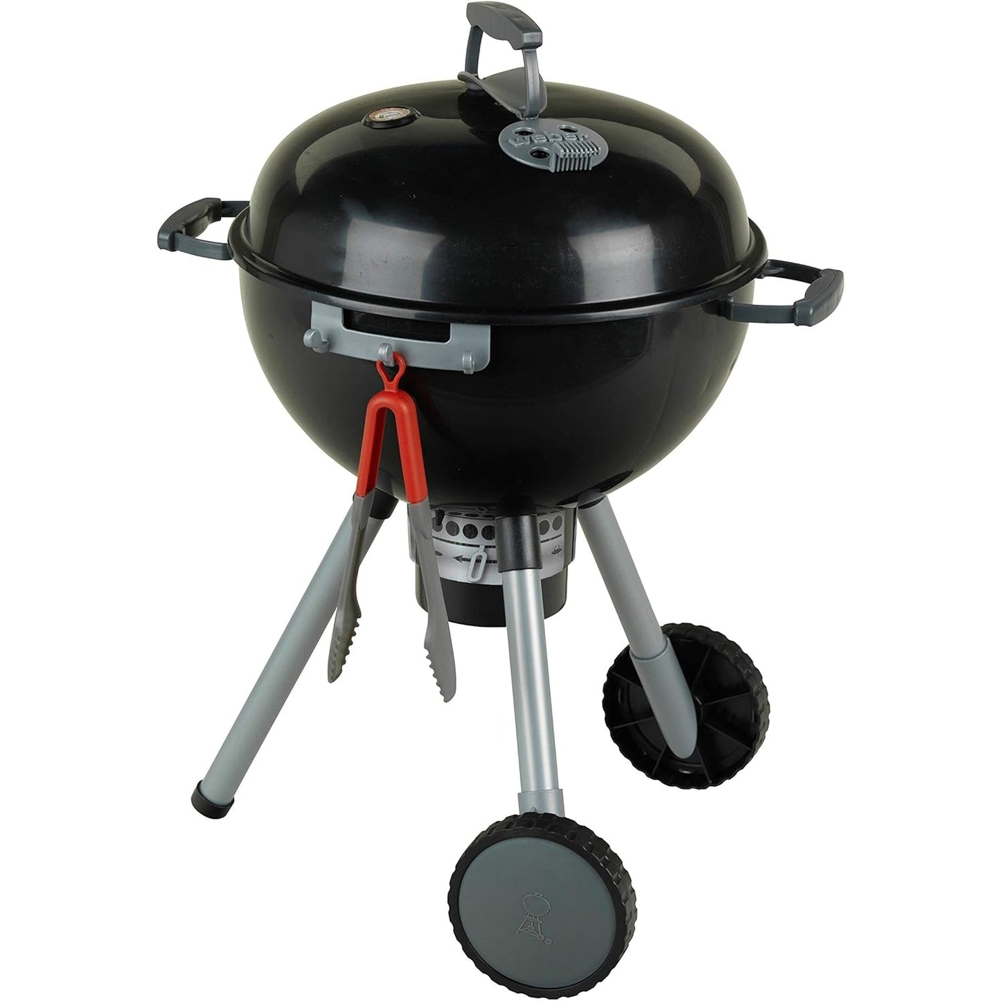 Theo Klein 9401 Weber Kugelgrill Premium mit Licht und Sound | Mit Grillzubehör