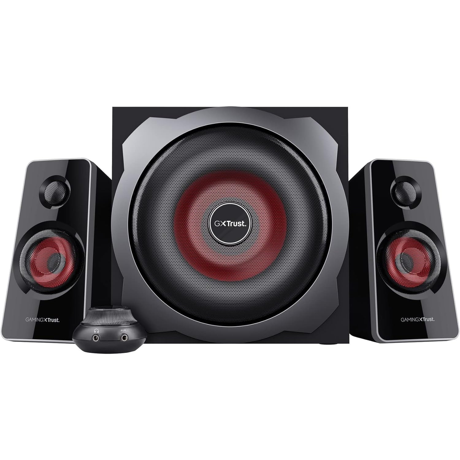 Trust Gaming GXT 38 2.1 Gaming Lautsprechersystem mit Subwoofer