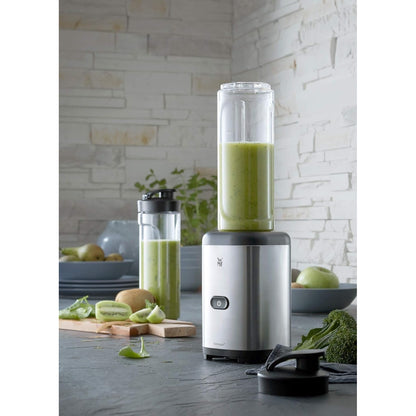 WMF Kult X Mix & Go Mini Smoothie Maker Standmixer Blender elektrisch Shake Mixer 300 Watt Tritan-Kunststoff Flasche