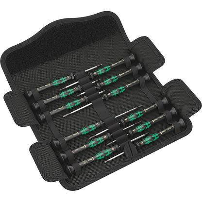 Wera Kraftform Micro Elektroniker Schraubendrehersatz, 12-teilig, 05073675001